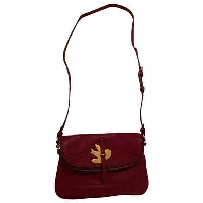 Pre-owned Marc By Marc Jacobs Burgundy Leather Handbag