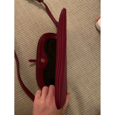 Pre-owned Marc By Marc Jacobs Burgundy Leather Handbag