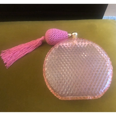 Pre-owned Charlotte Olympia Clutch Bag In Pink