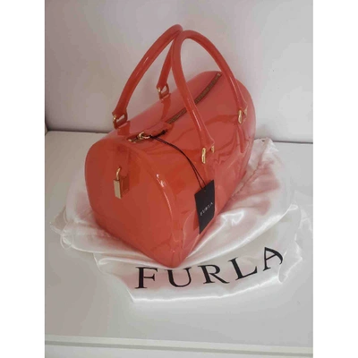 Pre-owned Furla Candy Bag Orange Handbag