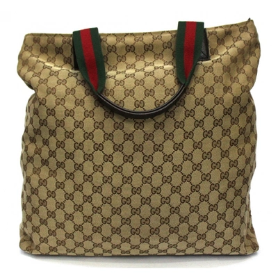 Pre-owned Gucci Brown Cloth Handbag