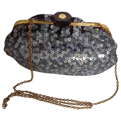 Pre-owned Loewe Blue Glitter Handbag