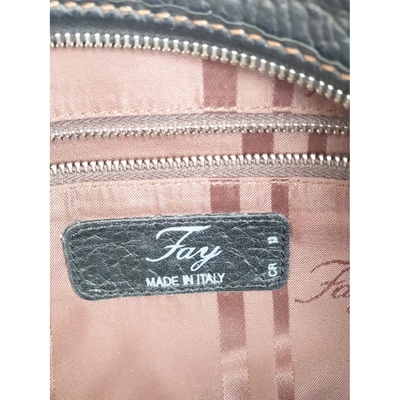 Pre-owned Fay Black Leather Handbag