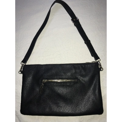 Pre-owned Mangano Clutch Bag In Black