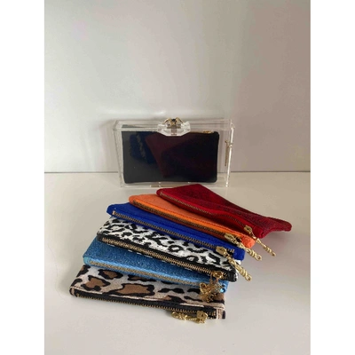 Pre-owned Charlotte Olympia Clutch Bag In Black