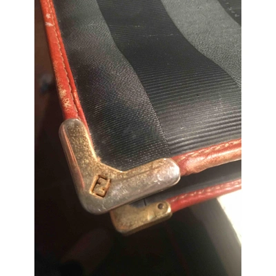 Pre-owned Fendi Black Cloth Handbag