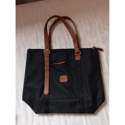 Pre-owned Bric's Anthracite Leather Handbag