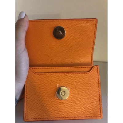 Pre-owned Jacquemus Le Bello Orange Leather Handbag