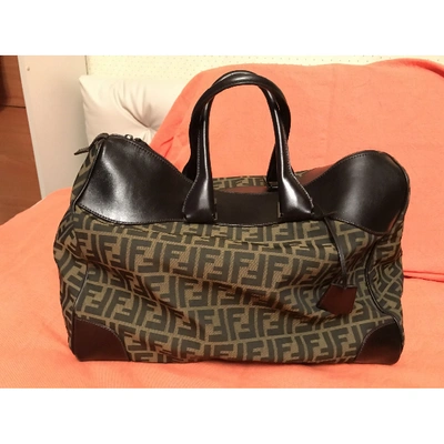 Pre-owned Fendi Cloth Travel Bag