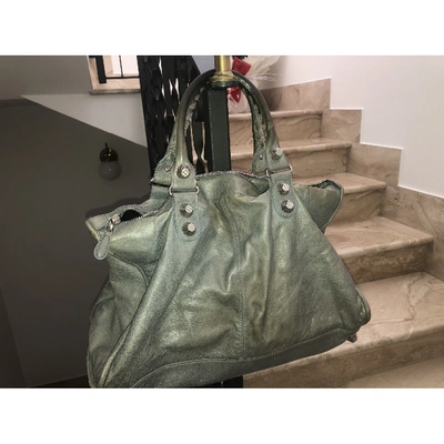 Pre-owned Balenciaga City Leather Handbag In Other