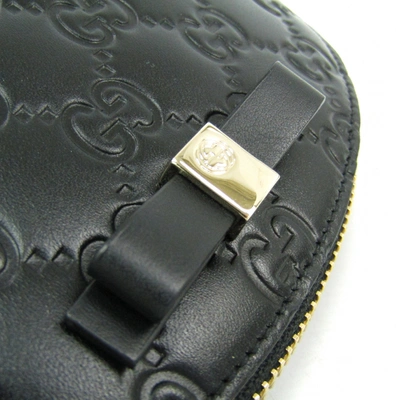 Pre-owned Gucci Black Leather Travel Bag