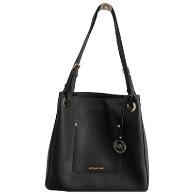 Pre-owned Michael Kors Leather Handbag In Black