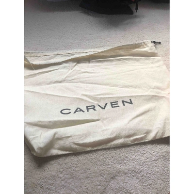 Pre-owned Carven Cloth Clutch Bag In Multicolour