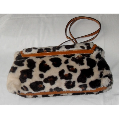 Pre-owned Sonia By Sonia Rykiel Faux Fur Handbag In Brown