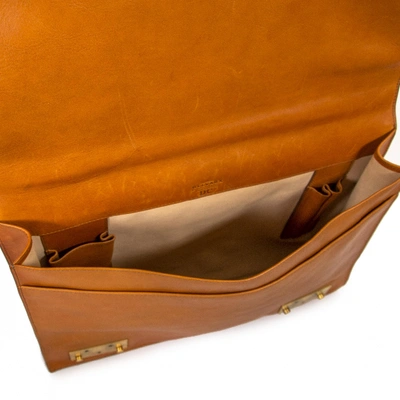 Pre-owned Delvaux Camel Leather Handbag