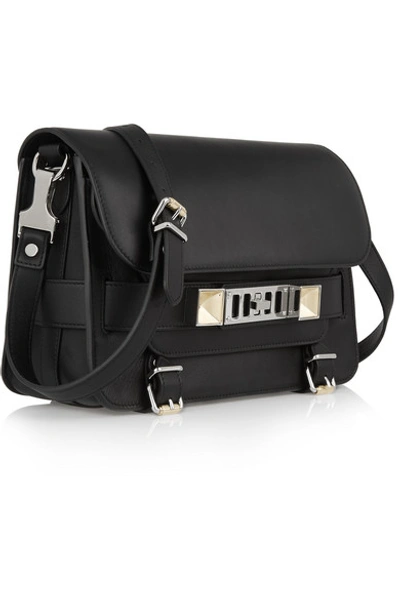Shop Proenza Schouler The Ps11 Classic Leather Shoulder Bag In Black