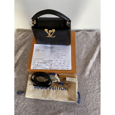 Louis Vuitton Capucines Black Leather Bag ○ Labellov ○ Buy and Sell  Authentic Luxury