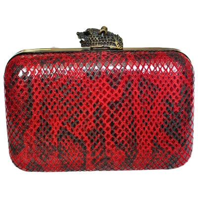 Pre-owned House Of Harlow 1960 Red Leather Clutch Bag