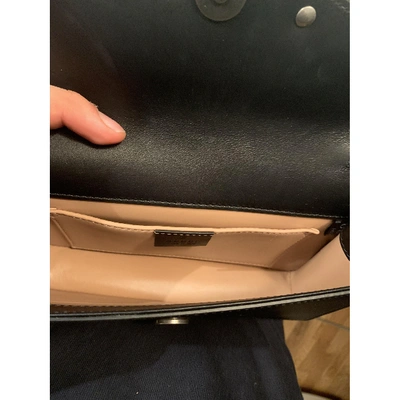 Pre-owned Gucci Lilith Black Leather Handbag