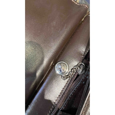 Pre-owned Gucci Leather Handbag In Brown