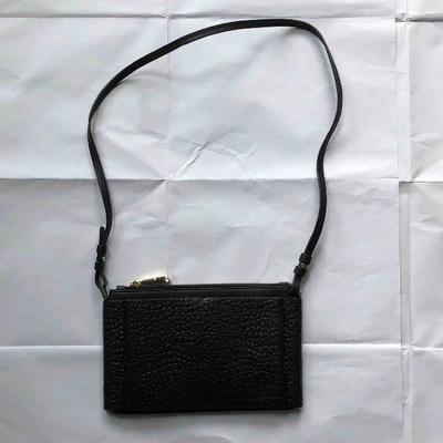 Pre-owned Jil Sander Leather Handbag In Black