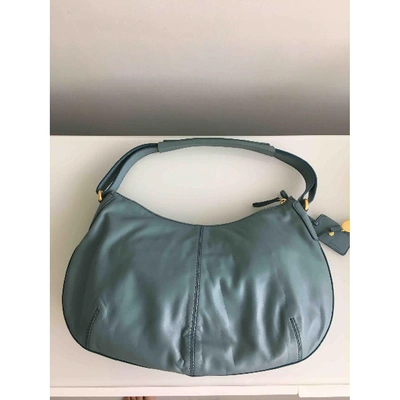 Pre-owned Tod's Blue Leather Handbag