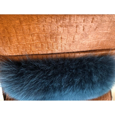 Pre-owned Pierre Hardy Brown Fur Handbag