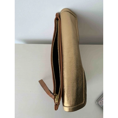 Pre-owned Pierre Hardy Gold Leather Clutch Bag