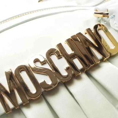 Pre-owned Moschino Leather Crossbody Bag In Green