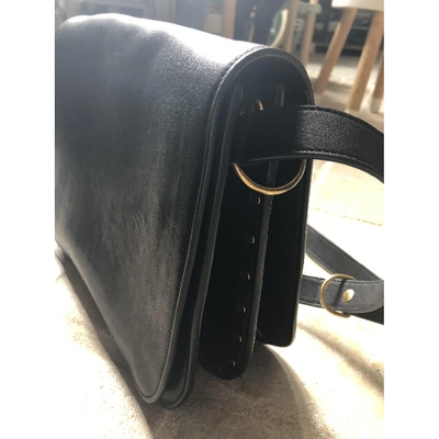 Pre-owned Saint Laurent Amalia  Black Leather Handbag