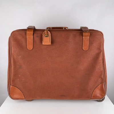Pre-owned Bric's Brown Cloth Travel Bag