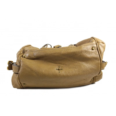 Pre-owned Chloé Paddington Leather Handbag In Camel