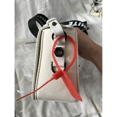 Pre-owned Off-white Binder White Cloth Handbag