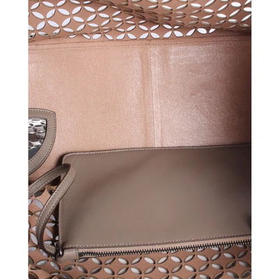 Pre-owned Alaïa Grey Leather Handbag