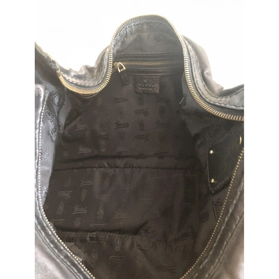 Pre-owned Gucci Black Leather Handbag