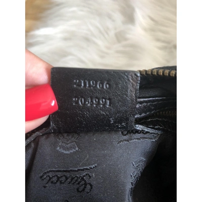 Pre-owned Gucci Black Leather Handbag