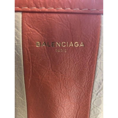 Pre-owned Balenciaga Bazar Bag Pink Leather Handbag