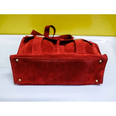 Pre-owned Saint Laurent Handbag In Red