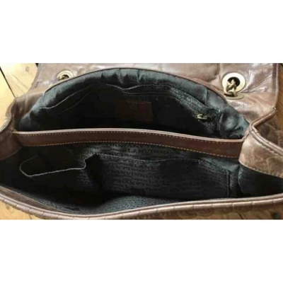 Pre-owned Lanvin Happy Brown Leather Handbag