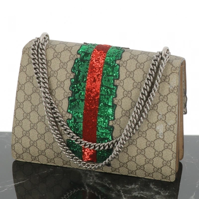 Pre-owned Gucci Dionysus Beige Cloth Handbag