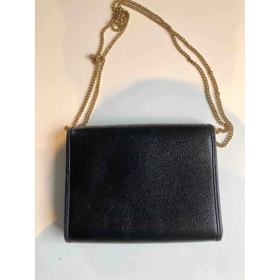 Pre-owned Nina Ricci Black Leather Clutch Bag