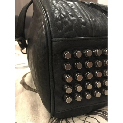 Pre-owned Alexander Wang Rocco Black Leather Handbag