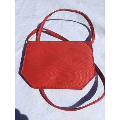 Pre-owned Versace Handbag In Red