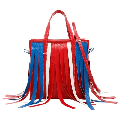 Pre-owned Balenciaga Bazar Bag Leather Handbag In Multicolour