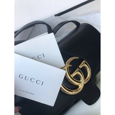 Pre-owned Gucci Arli Black Leather Handbag