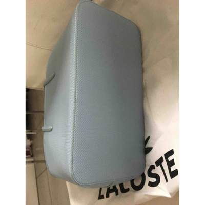 Pre-owned Lacoste Blue Leather Handbag