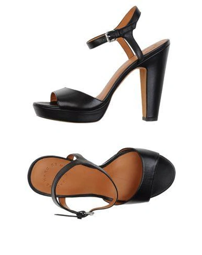 Shop Marc By Marc Jacobs Sandals In Black
