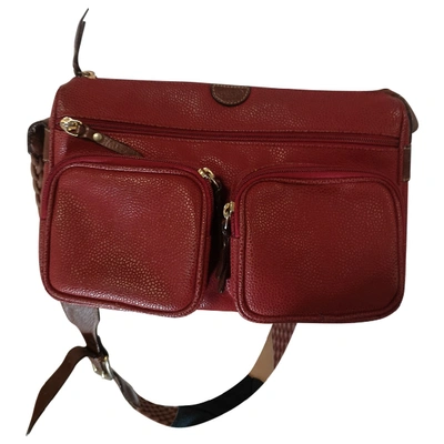 Pre-owned Bric's Burgundy Handbag