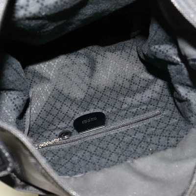 Pre-owned Gucci Bamboo Cloth Handbag In Black