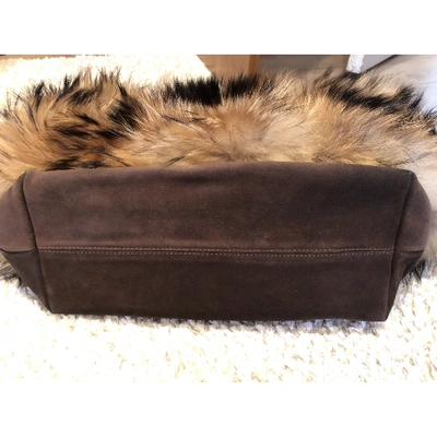 Pre-owned Moncler Brown Fur Handbag